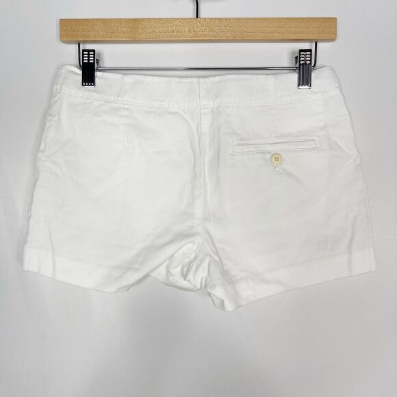 J Crew Crewcuts Girls 14 Set of 2 White Everyday Chino Shorts Cotton Adjustable - Picture 3 of 15